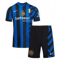 Inter Milan Hjemmedraktsett Barn 2024-25 Kortermet (+ Korte bukser)